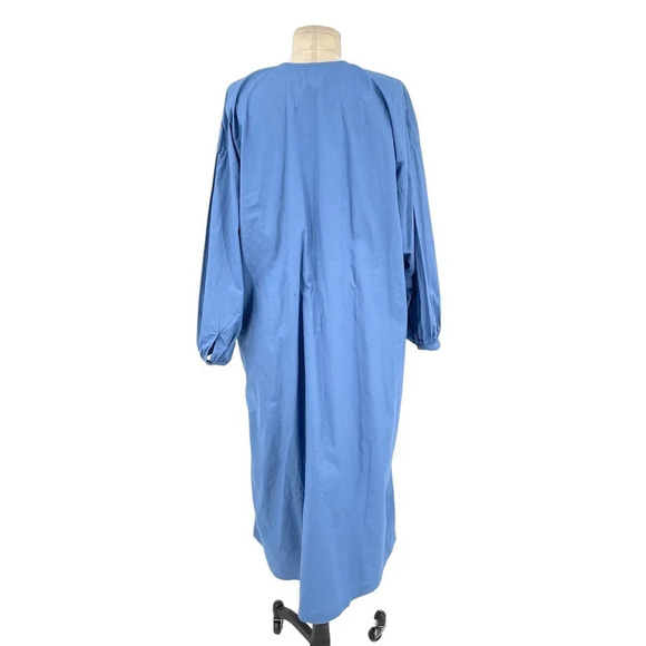 Marvin Ruby Frankie Midi‎ Button Front Dress in Lake Blue Size XS - Picture 6 of 9